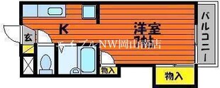 岡山駅 バス30分  クラレ社宅前バス下車：停歩1分 2階の物件間取画像